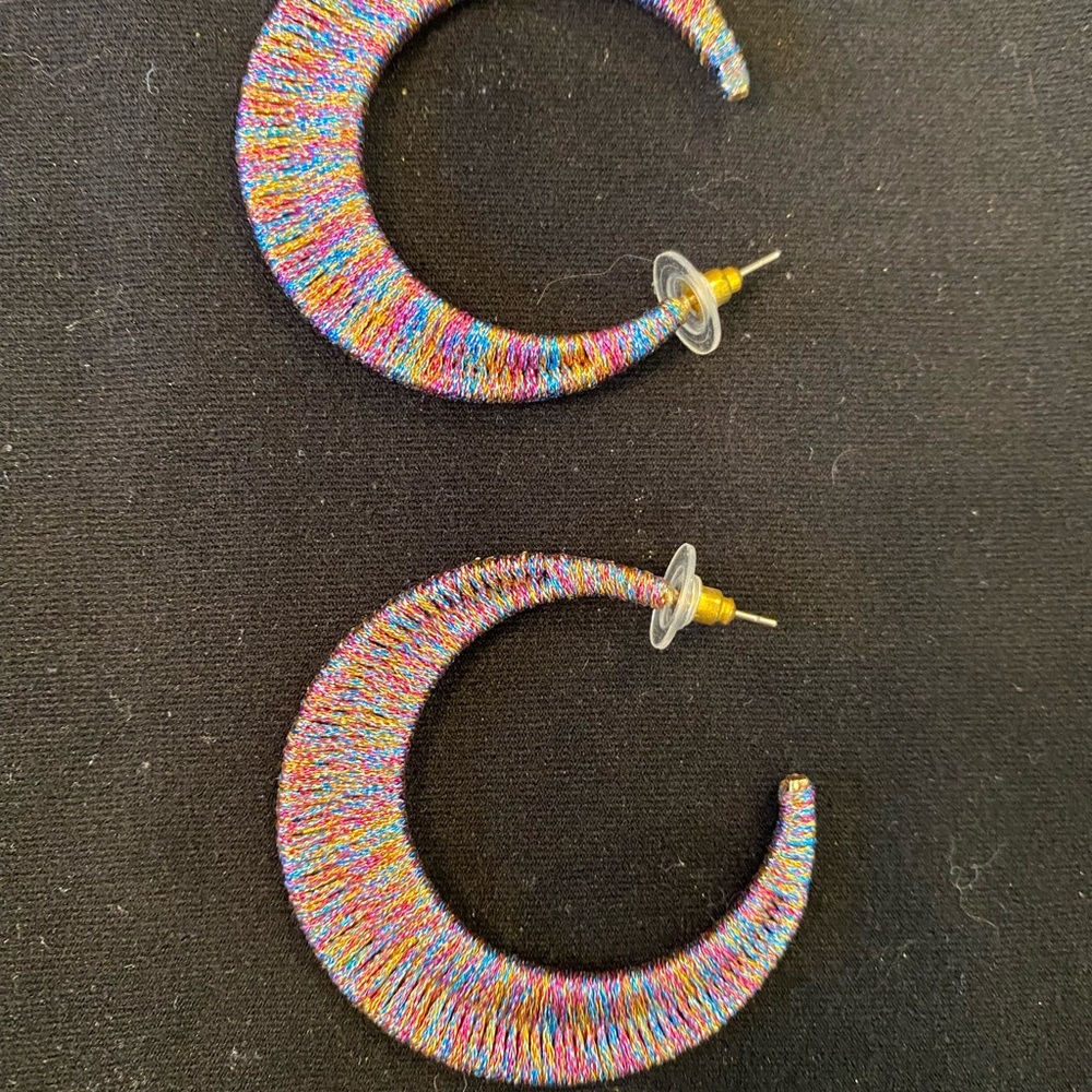 Colorful Hoop Earrings